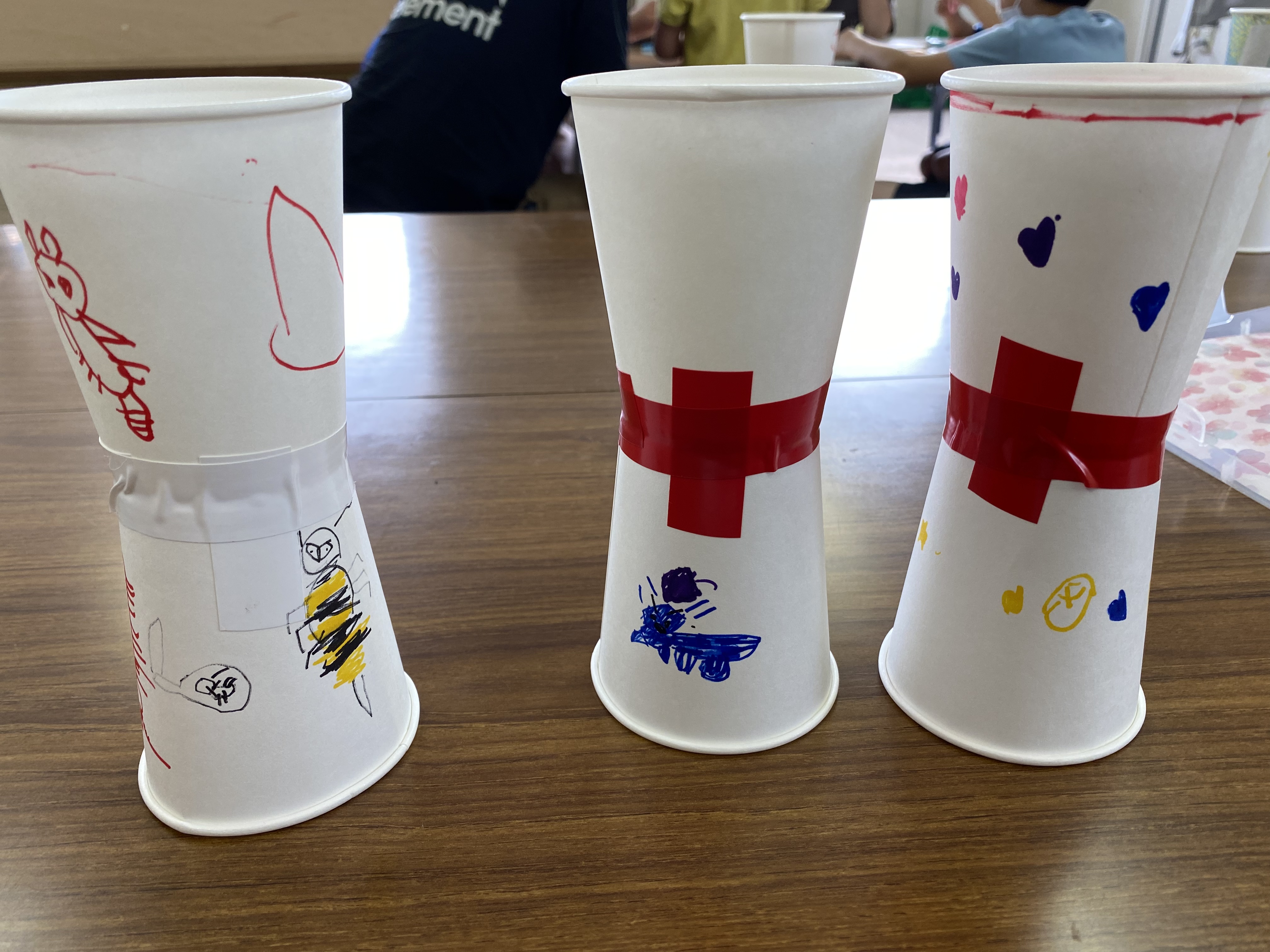 飛んでけ❗️紙コップ - ぷかぷか〜児童発達支援・放課後等デイサービス